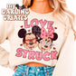 Love Struck Mouse With Text PNG