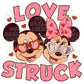 Love Struck Mouse With Text PNG